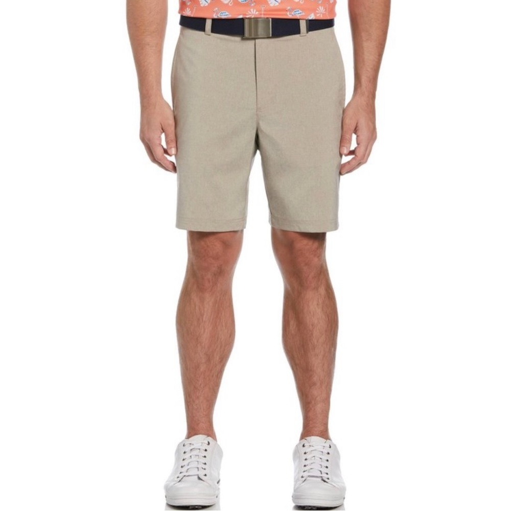 Jack Nicklaus Men’s Golf Shorts 9” Heathered Khaki 32 - Brand New